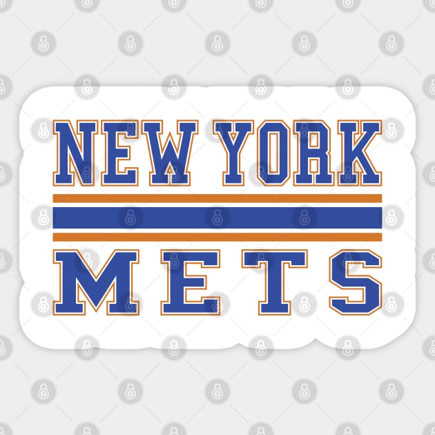 New York Mets Baseball Sticker by Cemploex_Art